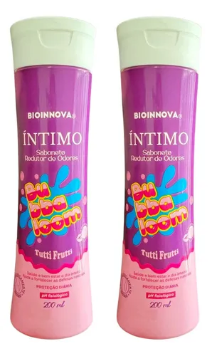SABONETE INTIMO FEMININO BUBBALOOM TUTTI FRUTTI 200 ML